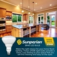 thumbnail image 3 of Sunperian BR40 LED Flood Light Bulb 13W=85W 2700K Warm White 1400lm Dimmable Fixture Rated UL Listed E26 4-Pack, 3 of 7