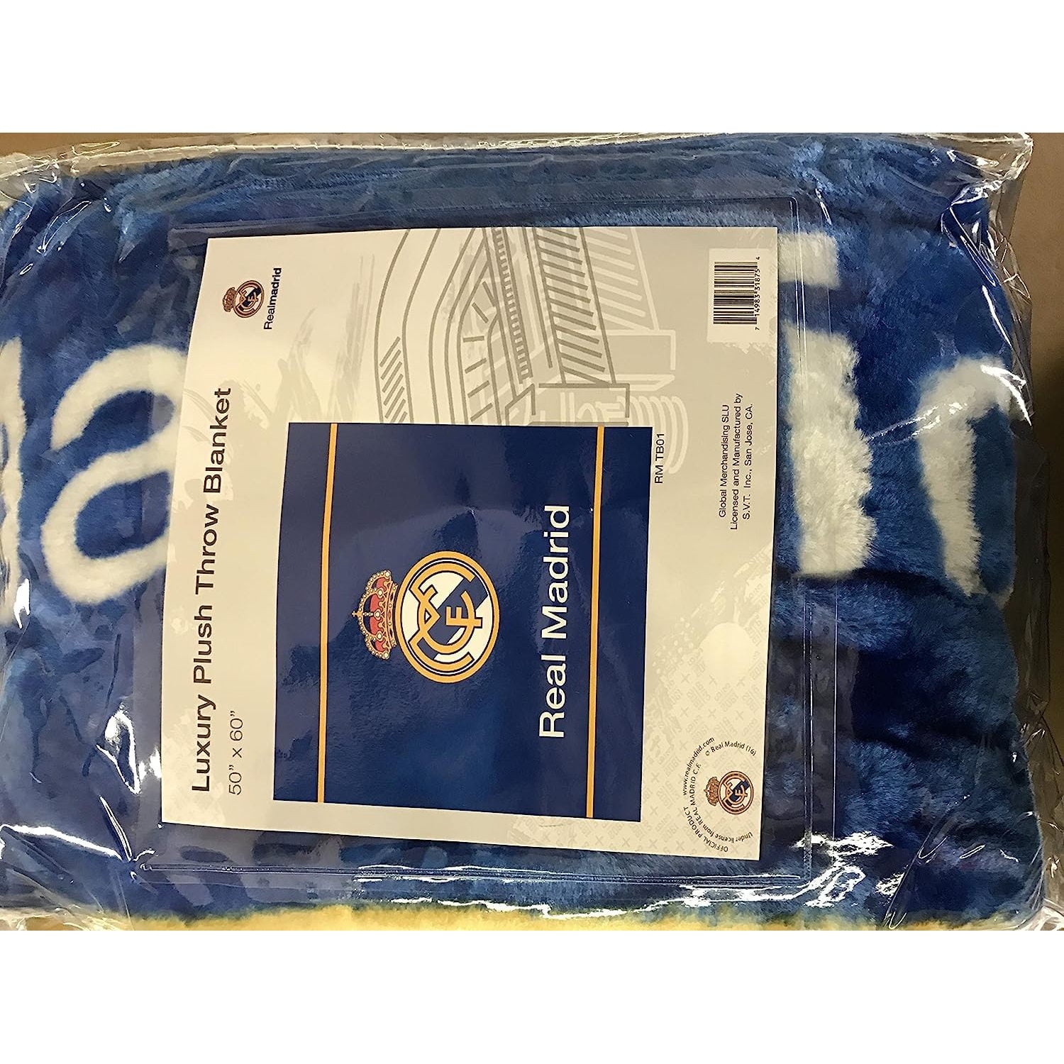 Coral Fleece Blanket 130x160 Real Madrid 182017 con Ofertas en Carrefour