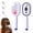 Purple, variant on All in One Misting Aqua Detangler Brush, Electric Spray Air Cushion Massage Comb, Self-Clean Hair Brush with Water Spray, Scalp Oil Applicator, Steam Brush for Curly Wavy Hair (Beige) (Purple)