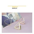 thumbnail image 2 of maskred 10Pcs Dining Table Clips Cards Holders Desktop Stand Wedding Restaurant Silver 1Set, 2 of 6