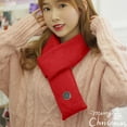 thumbnail image 4 of MIASHUI Electric Heating Scarf, USB Charging Neck Warmer, Winter Warm Scarf for Men and Women, Smart Heating Scarf for Outdoor Activities Red, 4 of 5