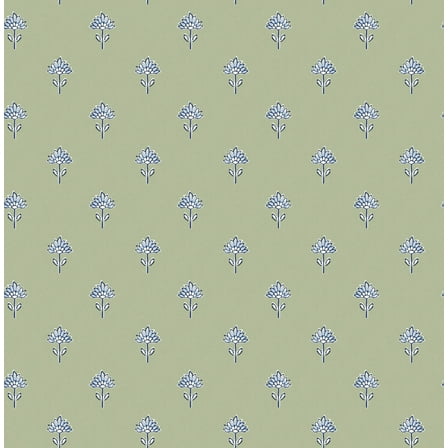 Chesapeake Surdiva Green Floral Fan Wallpaper