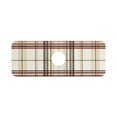 thumbnail image 7 of Yayeee Faucet Mat for Kitchen Sink 14.7" Diatomite Long Splash Guard Pad, Cream Plaid, 7 of 7