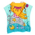 thumbnail image 4 of Toalla De Baño De Playa Con Capucha Para Pequeños - Toalla De Playa Suave Para Bebés Ropa De Baño Para Poncho Cape Para Regalo Baoblaze Kids Surf Changing Robe, 4 of 8