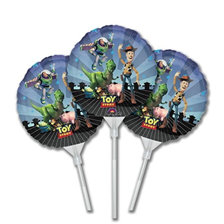 Toy Story EZ-Fill Small Mylar Foil Balloons (3ct)