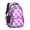 Purple and White, variant on Black and Gray Checkered Pattern Backpack for School, Cute School Bag with Adjustable Shoulder Straps and Padded Back, 16.9"x12.6"x5.9"