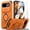Lemon Yellow, variant on ANTSHARE for Google Pixel 10a Case, [9H Screen Protector][Slide Camera Cover & Rotatable Kickstand] Military Grade Protection Shockproof Dropproof Bumper Cover for Pixel 10A 6.3"
