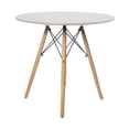 thumbnail image 1 of Mesa Redonda EKE Life Home GC-020 Minimalista Moderna Vintage Blanco, 1 of 5