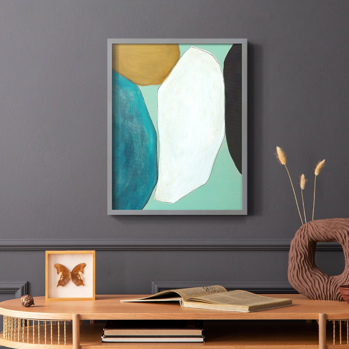 Boulder II in Paper Solid Wood 8 x 10 Framed Print