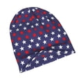 thumbnail image 4 of Beanie Hats for Men and Women, Usa America Stars Patterns Adult Unisex Knit Hat Winter Warm Skull Cap, 4 of 7