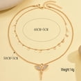 thumbnail image 3 of NICKSUN Angel Star Necklaces for Women,14K Gold Plated Cubic Zirconia Love Necklace Dainty Layered Pendant Personalized Chain Stackable Jewelry Gift, 3 of 6