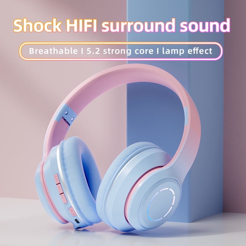 Docooler Kids Wireless Bluetooth Headphone Fashion Cute Headset for Girls Boys thumbnail 8