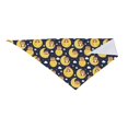 thumbnail image 2 of Honeii Moon Bear print Pet Bandana，a stylish triangle accessory perfect for small to large dogs, puppies, and even cats, 2 of 5