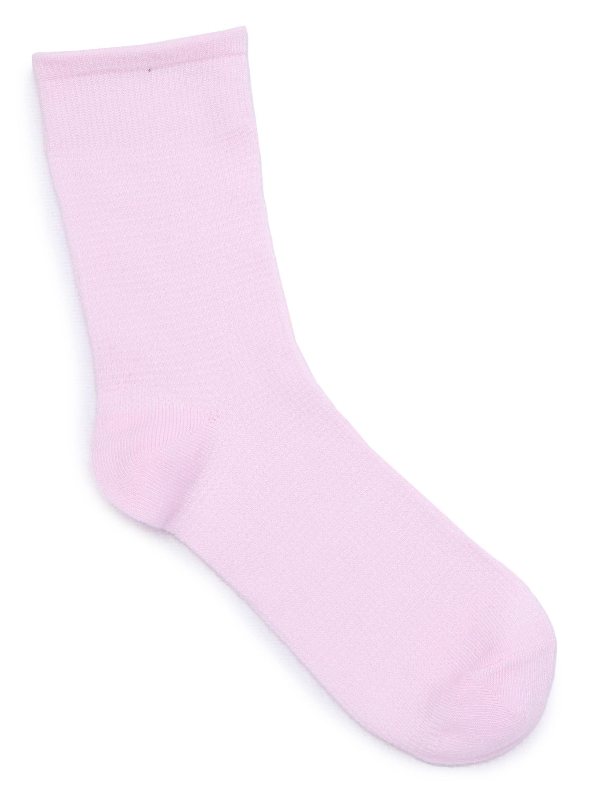 No Boundaries Fashion Waffle Mid-Crew Socks, 6-Pack, Women's, Shoe Sizes 4-10