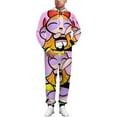 thumbnail image 3 of The Powerpuff Girls Unisex Adult Sweatsuits Hoodie & Sweatpants Long Sleeve Hooded Sweatshirt Matching Joggers Tracksuit Sets XL, 3 of 9
