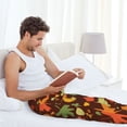 thumbnail image 4 of Cauagu Autumn Leaves Mens Pajama Pants Sleep & Lounge Pants,PJ Bottoms with Pockets-Large, 4 of 7