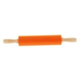thumbnail image 1 of yuksok Nonstick Craft Rolling Pin Fondant Sugarcraft Dumpling Wrapper Baking Orange, 1 of 9