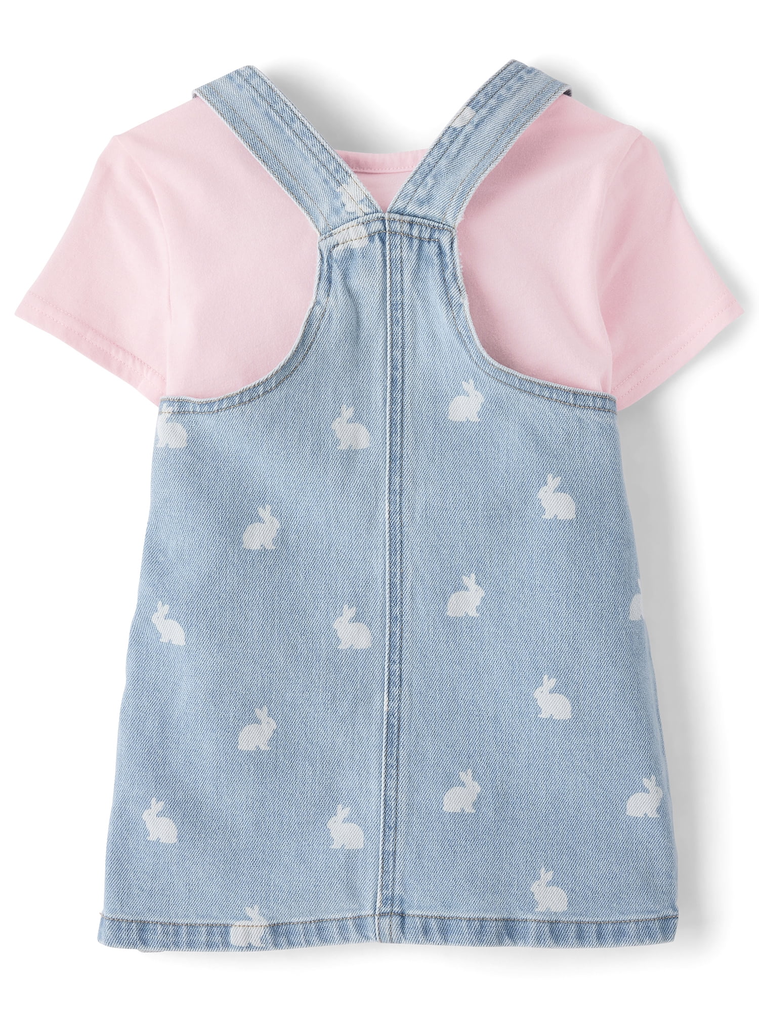 The Children's Place Toddler Girls Short Sleeve Skirtall Outfit Set, 2-Piece, Sizes 12M-5T