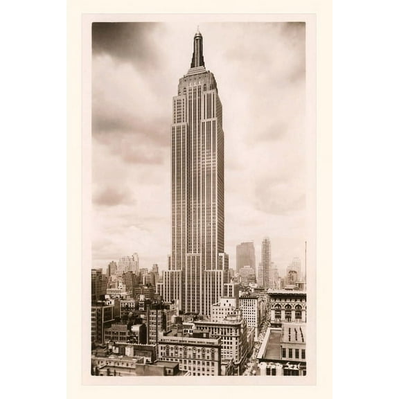 Pocket Sized - Found Image Press Journals: Vintage Journal Empire State Building (Paperback)