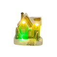 thumbnail image 4 of Casa navideña iluminada con luz LED perfecl pueblo de nieve centro de mesa para El hogar sala de estar y oficina, 4 of 8