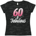thumbnail image 3 of Inktastic 60 and Fabulous with Sparkles Women's T-Shirt, 3 of 5