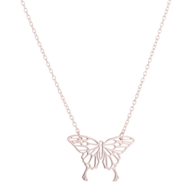 Collar creativo Cadena colgante de mariposa hueca femenina, regalo para novia Wmkox8yi sjalhkljlk5558