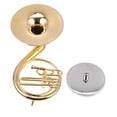 thumbnail image 1 of OULII 1Set Artistic Golden Copper Instrument Model Decor Ideal for Office and Home Desktop Adornment, 1 of 6