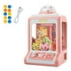 thumbnail image 5 of Máquina expendedora de garras pequeña para niños, juguete con luces y sonidos, regalo de Navidad portátil rosa 20 muñecas, 5 of 9