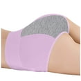 thumbnail image 3 of jjayotai Womens Underpants Clearance Solid Women's Fashion Briefs Comfortable Cotton High Waist Underwear Women Panties Briefs, 3 of 4
