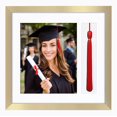 thumbnail image 1 of Americanflat Marco de graduación de 13 x 13 – Vidrio resistente a roturas – Se adapta a fotos de 8 x 10 con apertura de borla – Colección Signature – Marcos de diploma con soporte de borla para exhibi, 1 of 1
