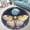 Butterfly17, variant on Round Rug, Fourth Wing Dragon Soft Washable Carpet, Non-Slip Floor Mat for Living Room Bedroom Home Decor 24 Inch