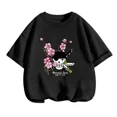 thumbnail image 3 of Camiseta de una pieza de Anime para adolescentes, camisetas de manga corta de verano, ropa para niños, camisetas de Luffy para niñas, camisetas de Sonic, 3 of 5