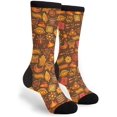 thumbnail image 1 of Chaussettes Unisexes en Coton Fantaisie - Chaussettes Requins et Rayures, 1 of 5