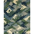 thumbnail image 1 of Ahgly Company Machine Washable Indoor Rectangle Abstract Dark Slate Gray Green Area Rugs, 6' x 9', 1 of 7
