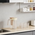 thumbnail image 6 of Plastic Water Pitcher with Lid – Slim Fridge Door Jug for Iced Tea, Coffee, Lemonade & Fruit Infused Water – Compact Beverage Dispenser for Home & Office, 6 of 7