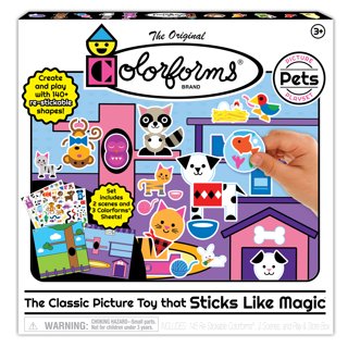 The Original Classic Colorforms -- Fun Retro Re-Stickable Vinyl Design Toy Kids Have Loved for 60 Years, for Ages 5+