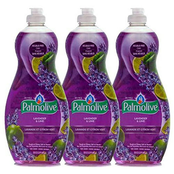 Palmolive Ultra Plat Liquide Lavande & Citron Vert 591Ml (Pack de 3)