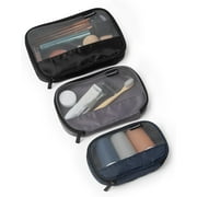 Brookstone 3-Piece, Travel Accessory Organizers, Black