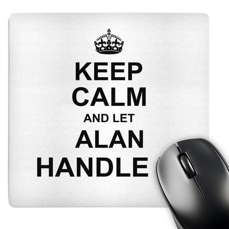 3dRose  Keep Calm and Let Alan Handle it - funny personal name  MousePad price history on PriceWatchPro