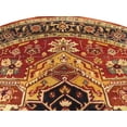 thumbnail image 3 of EORC Rust Hand Knotted Wool Traditional Serapi Rug, 6' Round, 3 of 3