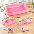 thumbnail image 3 of Pink Small Kitten Starter Kit with Litter Box, Scoop, Feeding Bowl and Toys, 3 of 9