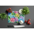 thumbnail image 4 of Hydrangeas in Watercolor Glass Cutting Board Large 12 in x 15 in, 4 of 5