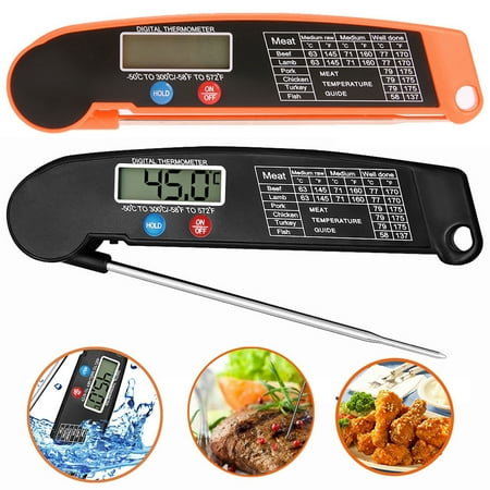 

Kaesi Digital Food Cooking Thermometer Kitchen BBQ Grill Meat Probe Temperature Meter