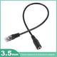 thumbnail image 3 of Cable adaptador de conector jack de 3,5 mm a RJ9 para auriculares y teléfono de oficina., 3 of 5