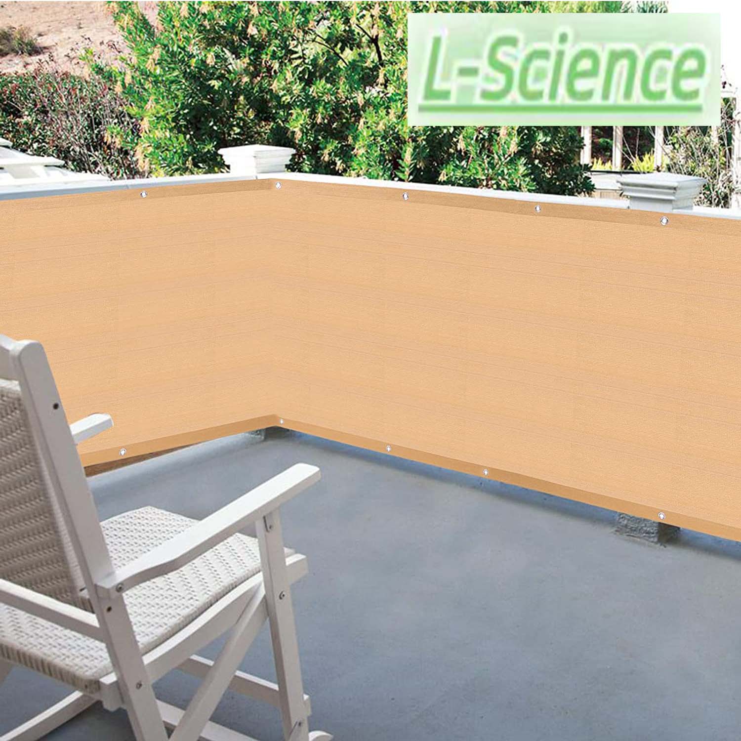The Fence Privacy Screens help keep prying eyes away from your deck