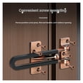 thumbnail image 2 of Hotel Bolt Buckle Door Clasp Anti-Theft Clasp Door Chain Anti-Theft Security Chain ,Easy to Use, 2 of 7