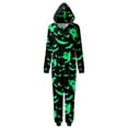 thumbnail image 3 of XUNHAO Tenue Familiale Assortie, Pyjama de Maison, Combinaison à Capuche avec Fermeture Éclair, Confortable, Tenue de Fête Tendance, 3 of 4