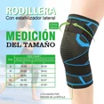 thumbnail image 2 of 1 Par Rodilleras Elásticas Deportivas Compresion Para Gym, 2 of 8