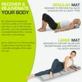 thumbnail image 2 of ProsourceFit Acupressure Mat and Pillow Set for Back/Neck Pain Relief and Muscle Relaxation, 2 of 6