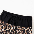 thumbnail image 4 of PatPat Family Matching Leopard Panel Cut Out Waist One-Shoulder One Piece Swimsuit or Swim Trunks Shorts, 4 of 6